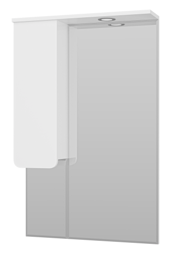 Зеркало-шкаф Misty Чегет П-Чег-02065-01Л 70х100 подвесной цвет белый