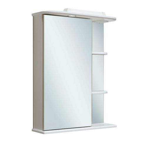 Зеркало-шкаф Runo Магнолия 00000000607 50х80 подвесной цвет белый