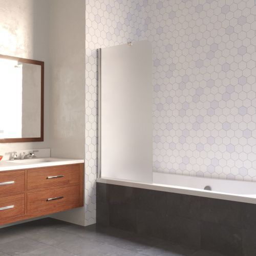 Душевая шторка на ванну Vegas-Glass EV LUX ST EV LUX ST 76 08 10 L 75х150 стекло матовое профиль хром ориентация левая