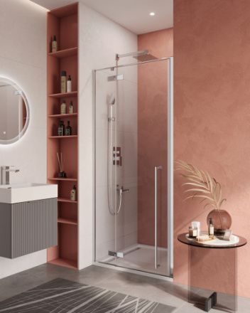 Душевая дверь Cezares LINER LINER-B-12-100-C-Cr-L 100х195 стекло прозрачное профиль хром