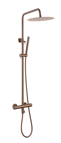 Душевая стойка Boheme Uno 468-T-BRB настенная цвет бронза