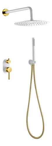 Душевая система Boheme Uno 464-WG встраиваемая в стену цвет белый