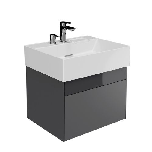 Тумба под раковину Kerama Marazzi TECNOLOGICA LOG.60.2\ST 60х50 подвесная цвет серый