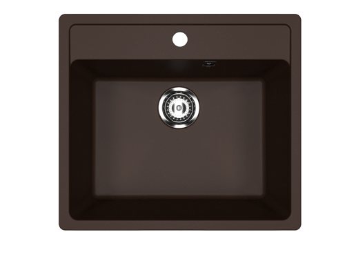 Кухонная мойка Ulgran Classic U-104-345 55х50 цвет коричневый