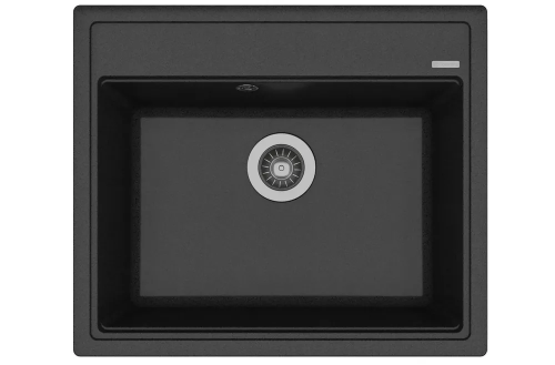 Кухонная мойка Florentina Липси 600 20.120.D0600.208 60х50 цвет черный поверхность матовая