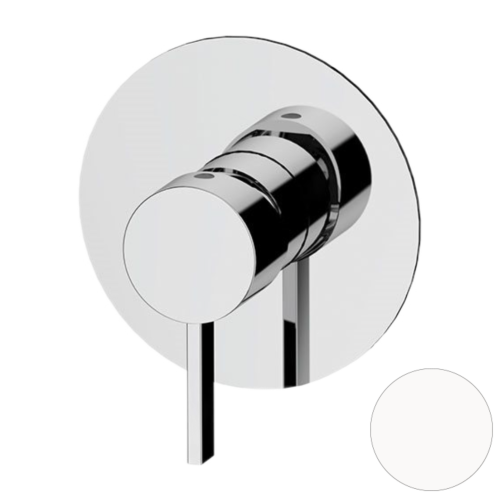 Смеситель для душа Remer Metrica MC30LBO встраиваемый в стену белый