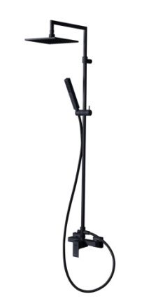 Душевая стойка Cezares PORTA PORTA-CD-NOP настенная цвет черный