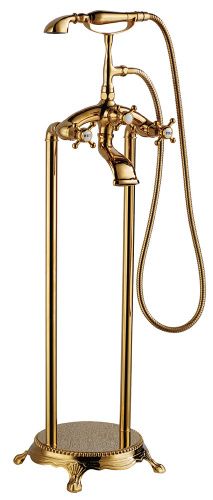 Смеситель Abber Klassik AF8415G напольный золото