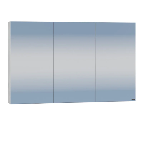 Зеркало-шкаф СанТа Марс 700420 120х70 подвесной цвет серый