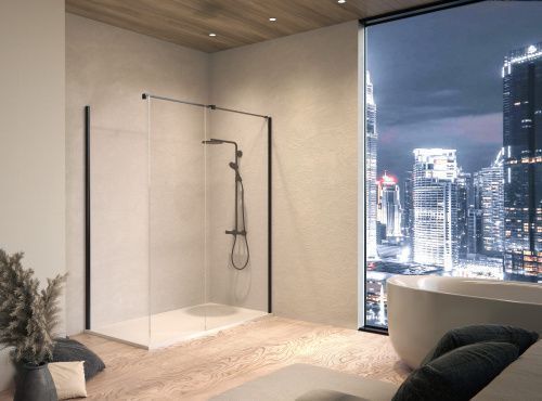 Душевая перегородка Kolpa-San CALYPSO 517660 160х200 стекло прозрачное профиль серебро