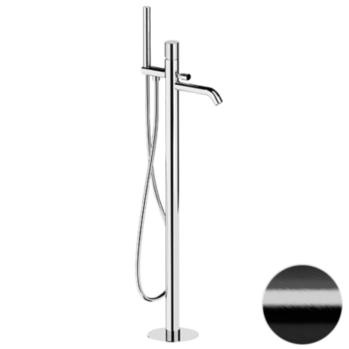 Смеситель для ванны Remer Celebrity CEC08CFP напольный черный