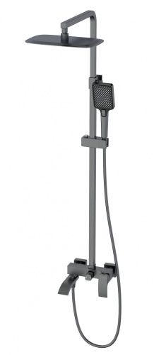 Душевая стойка Wonzon & Woghand Fit WW-88739009-BGM настенная цвет серый