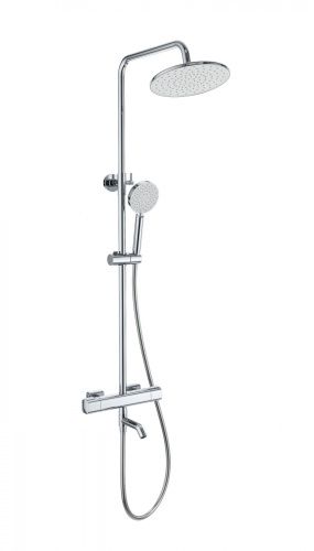 Душевая стойка Wonzon & Woghand Stay WW-B3051-A-CR настенная цвет хром с термостатом