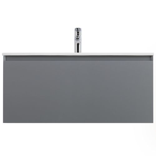 Тумба под раковину Art&Max Latina AM-Latina-1000-1C-SO-GM 100х50 подвесная цвет серый
