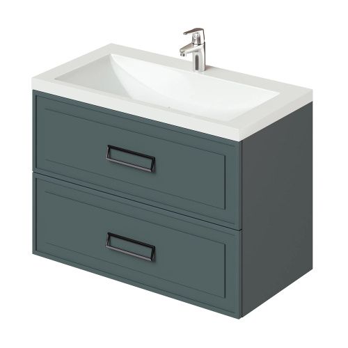 Тумба с раковиной Итана Pino CS00090016 90х50 подвесная цвет зеленый