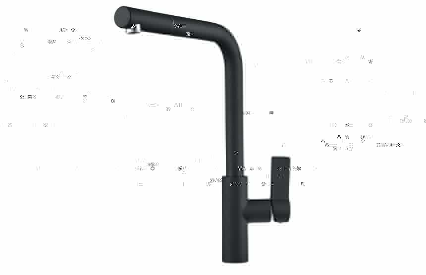 Смеситель для кухни Granula 2502, ШВАРЦ на мойку черный