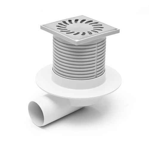 Душевой трап Azario AZ-411 L 10х10 хром