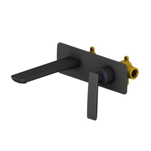 Смеситель для раковины Timo Helmi 4071/03SM встраиваемый в стену черный