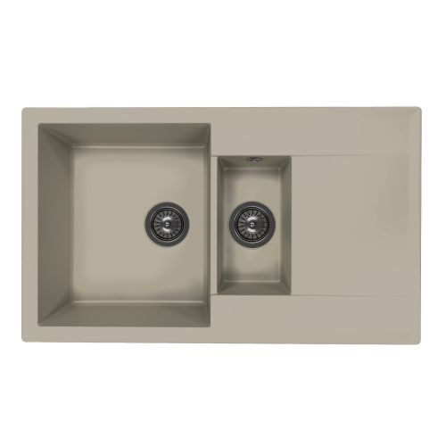 Кухонная мойка Florentina Тоскана 860 К 17.055.D0860.305 85х50 цвет серый поверхность матовая