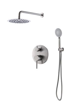 Душевая система BelBagno ETNA ETNA-SET-DDS-IN встраиваемая в стену цвет серый