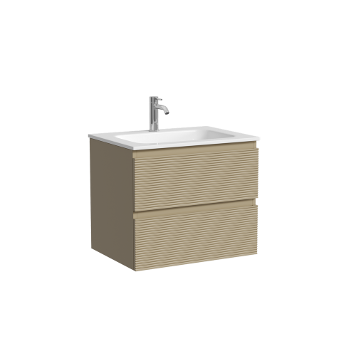 Тумба под раковину Sancos FOLK FL60CP 60х40 подвесная цвет бежевый