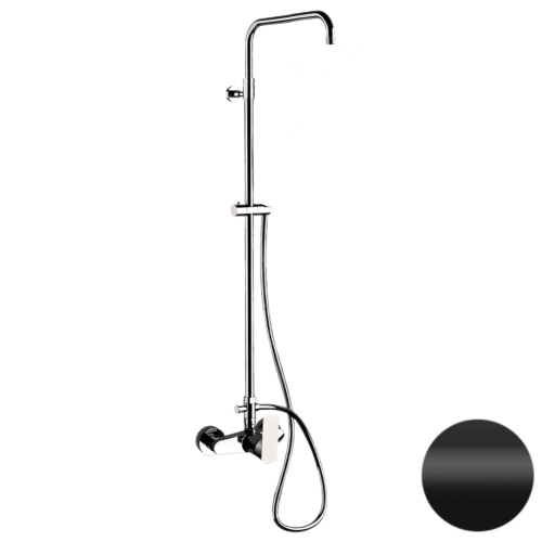 Душевая стойка Daniel Tiara TA636ASSDDV15 настенная цвет черный