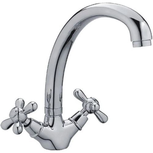 Смеситель для кухни Haiba HB25 HB4325 на мойку хром