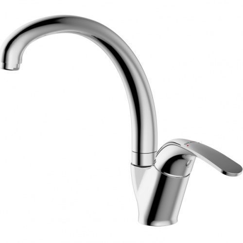 Смеситель для кухни Bravat Fit F7135188CP-1-RUS на мойку хром