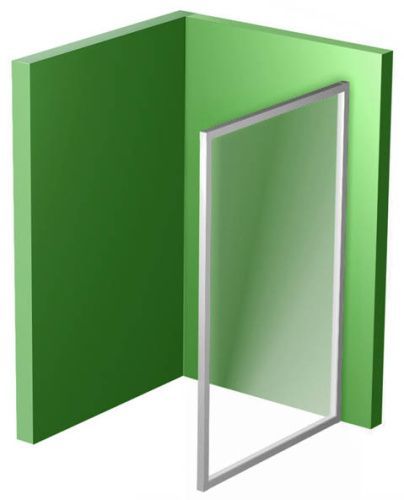 Душевая перегородка Ravak Supernova 9403010211 75х190 стекло рифленое профиль белый