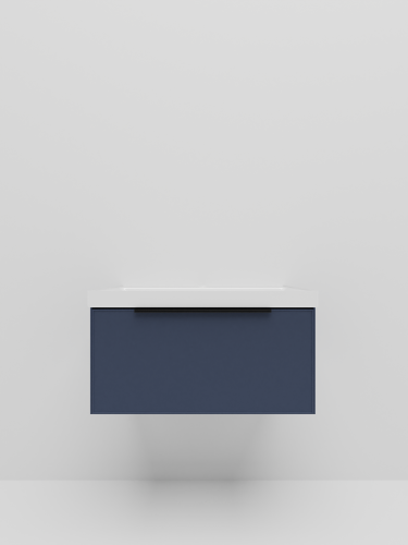 Тумба под раковину La Fenice Simpla FNC-01-SIM-BG-80 80х40 подвесная цвет синий