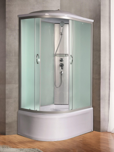 Душевая кабина River NARA 10000006206 120х90 асимметричная с крышей ориентация правая