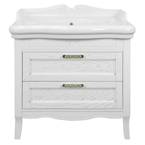 Тумба с раковиной Azario CAROLINA CS00069427 90х50 напольная цвет белый