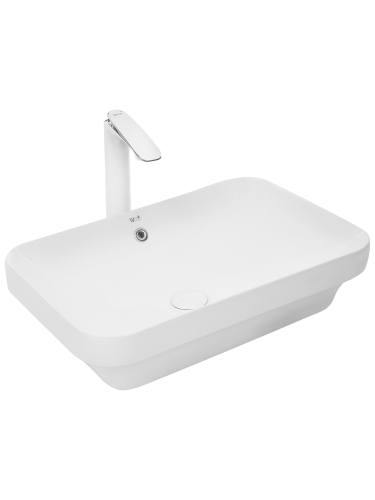 Раковина из сантехнического фаянса WeltWasser WW SK 10000003893 60х40 подвесная цвет белый без отверстий под смеситель