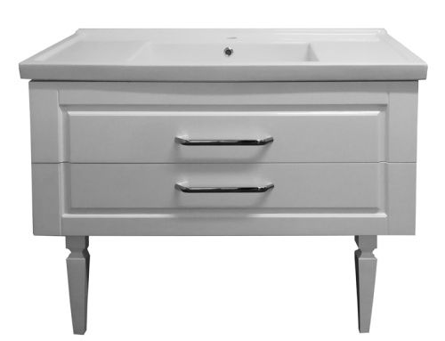 Тумба под раковину Azario Elegant CS00058284 100х50 напольная цвет белый