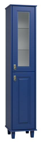 Шкаф-пенал Misty Версаль П-Вер05035-111ВСП 40х180 напольный цвет синий
