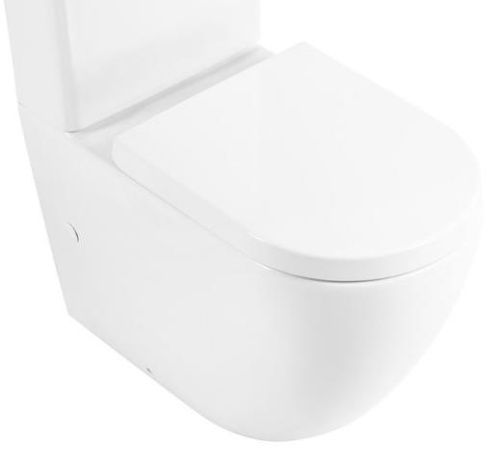 Чаша унитаза напольная BelBagno SFERA-R BB2141CPR/SC цвет белый без бачка с сиденьем микролифт безободковая каскадный смыв