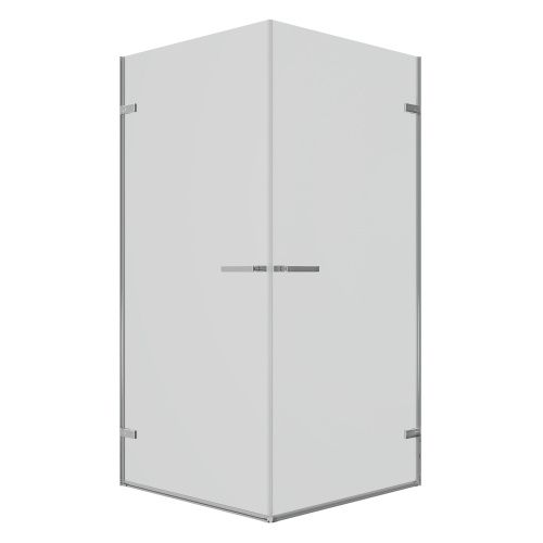 Душевой уголок Ambassador Abner 10011106 100х100 стекло прозрачное профиль хром без поддона