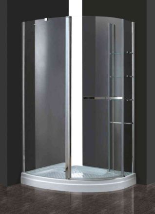 Душевой уголок Cezares ELENA ELENA-W-RH-1-120/90-C-Cr-L 120х90 стекло прозрачное профиль хром без поддона