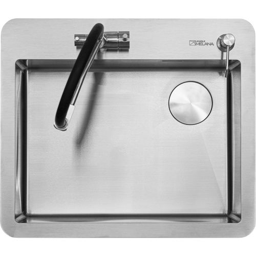 Кухонная мойка Melana ProfLine MLN-R6254HK 60х55 цвет серый поверхность матовая