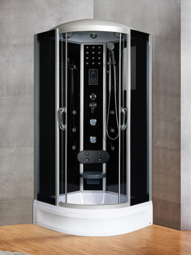 Душевая кабина River TEMZA 10000000147 100х100 четверть круга с крышей ориентация универсальная