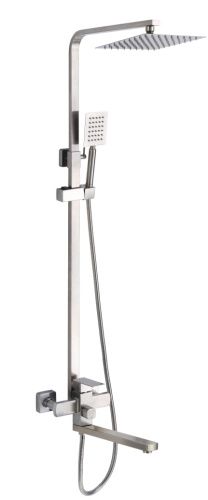 Душевая стойка Fmark FS8145-35 настенная цвет серый