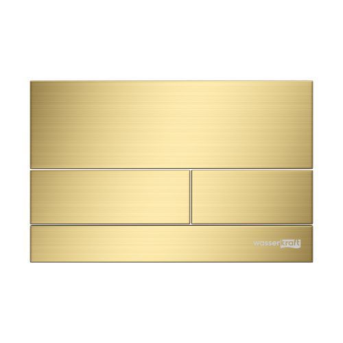 Клавиша смыва механическая Wasserkraft MG04 цвет золото