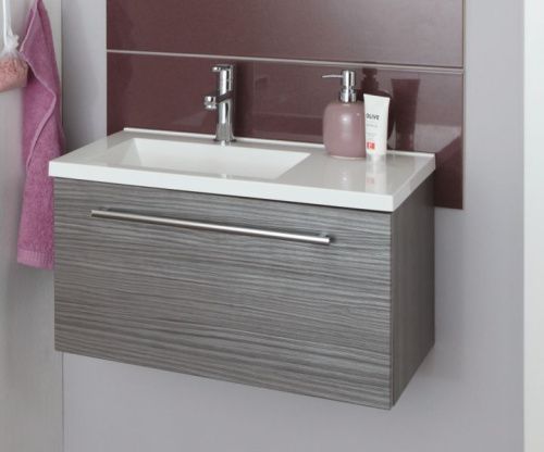 Тумба с раковиной Puris For Guests SETFG6004(722/161) 60х40 подвесная цвет белый