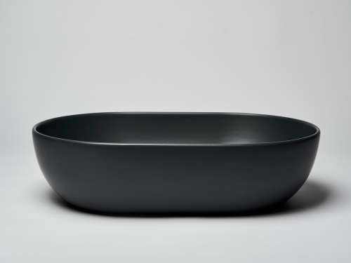 Раковина из сантехнического фарфора Galassia Dream 7308NEMT 60х40 накладная цвет черный