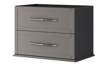 Тумба под раковину Cezares TIFFANY 55242 70х50 подвесная цвет серый