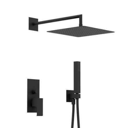 Душевая система Cezares PORTA PORTA-DSIPQ-30-NOP встраиваемая в стену цвет черный