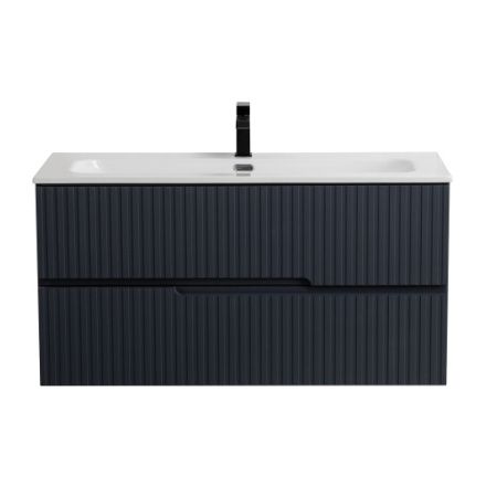 Тумба под раковину Cezares DUET DUET-N-1000-2C-SO-GR-P 100х50 подвесная цвет черный
