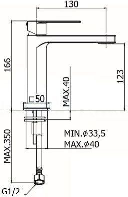 Смеситель Paffoni Tango TA071CR на раковину хром - фото 3