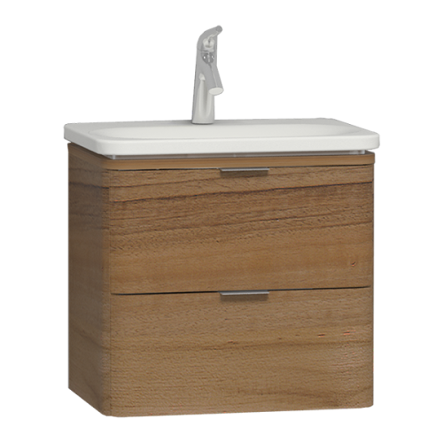 Тумба с раковиной Vitra Nest Trendy 56144 60х50 подвесная цвет коричневый