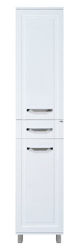 Шкаф-пенал Misty Терра П-Тер0504001-1ЯЛ 40х190 напольный цвет белый